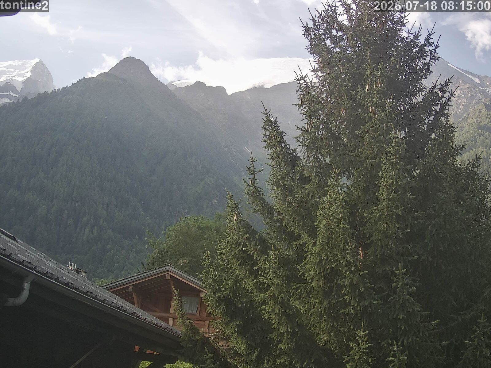 Live view from Chalet Tontine, Les Houches, France